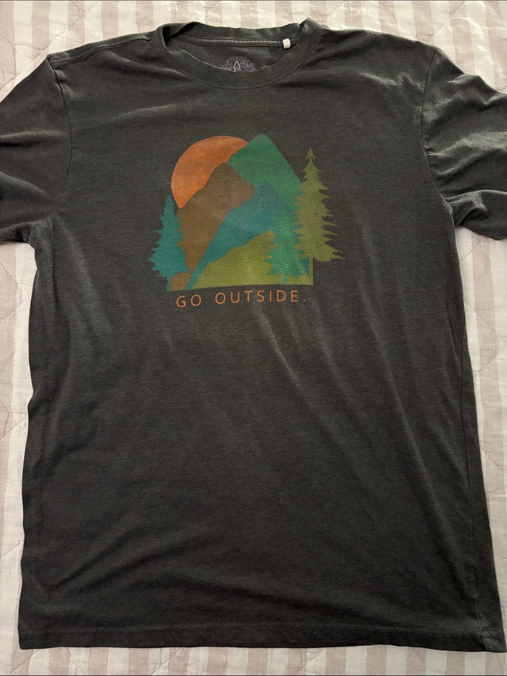 Prana Men's 'Go Outside' Graphic Tee - Black